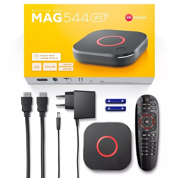 MAG 544w3 IPTV Set Top Box